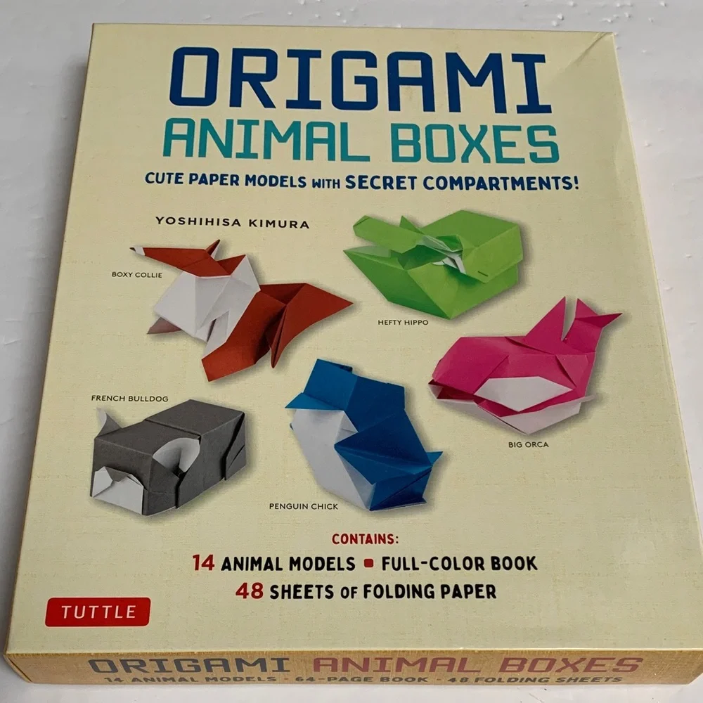 Tuttle Origami Animal Boxes Kit - Multicolor. Brand new. Great Gift 💝 for anyone